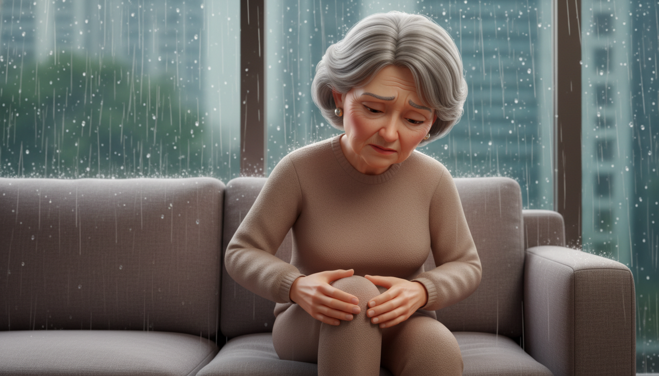 비 오는 날 퇴행성 관절염 통증