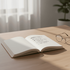 갱년기 초기 증상과 몸의 변화를 기록하며 상태를 점검