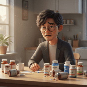 비타민 과다 섭취 신호 인지 상황