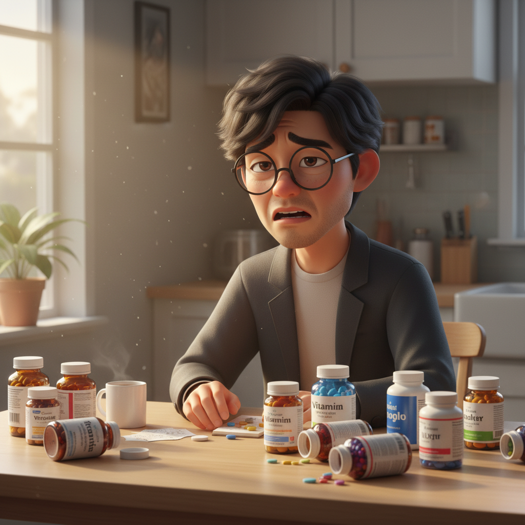 비타민 과다 섭취 신호 인지 상황