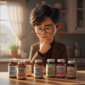 유산균 섭취에도 불구하고 장 건강 개선이 느껴지지 않아 고민